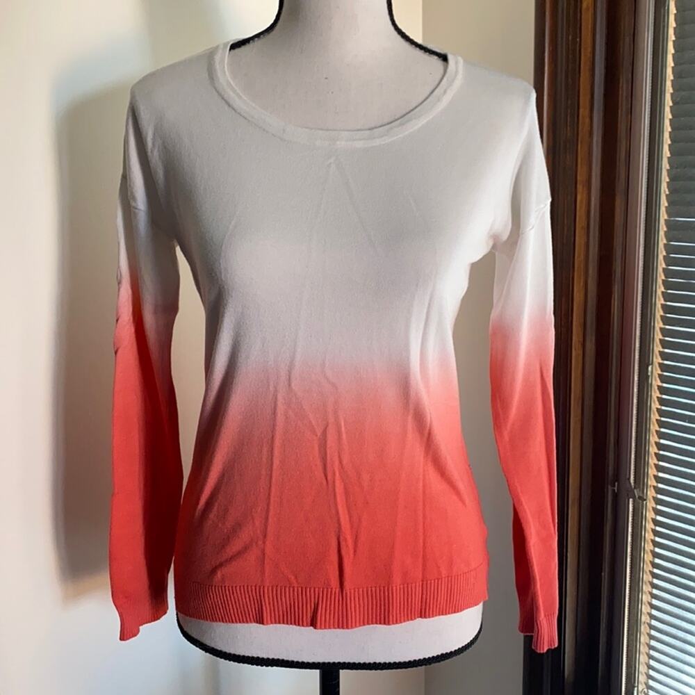 Olive & Oak | Tailor Fade Orange Ombre Sweater Size S